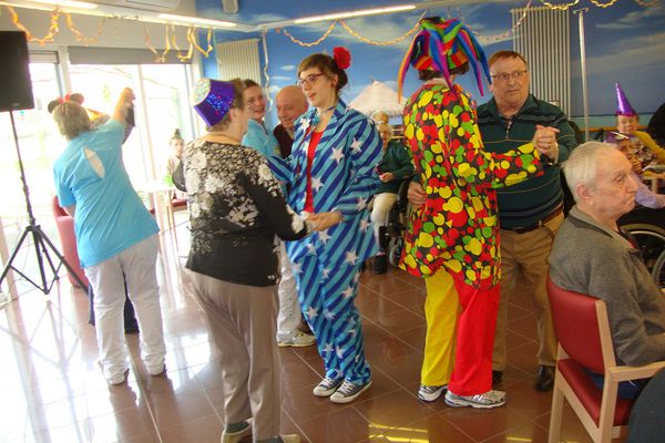 Op 2 maart vierden we carnaval met de bewoners!